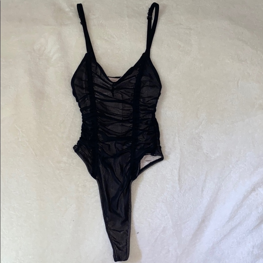 Black bodysuit. Size: XS